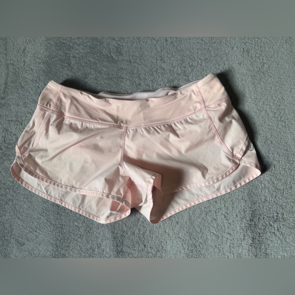 Lululemon Womens Hotty Hot Running
Shorts Pink Athletic Gym Lined Size 10 - Picture 3 of 15